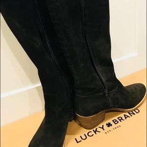 Lucky brand over the knee boots! Size 10